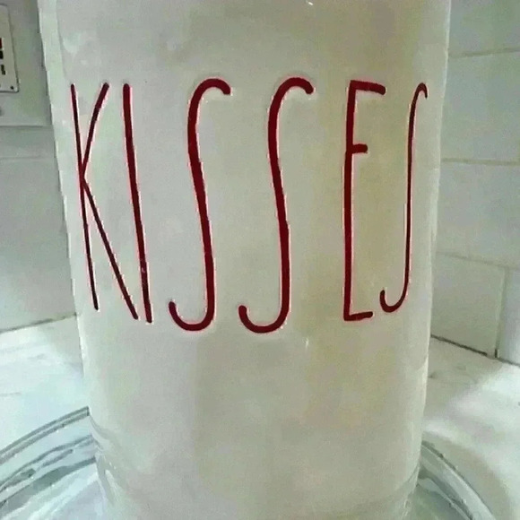 Rae Dunn Tall KISSES Canister New - Picture 4 of 13